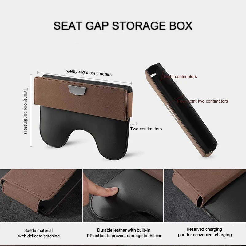 Exclusive Universal Car Seat Gap Storage Box