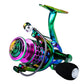 High Strength & Speed Multi-Color Spinning Fishing Reel